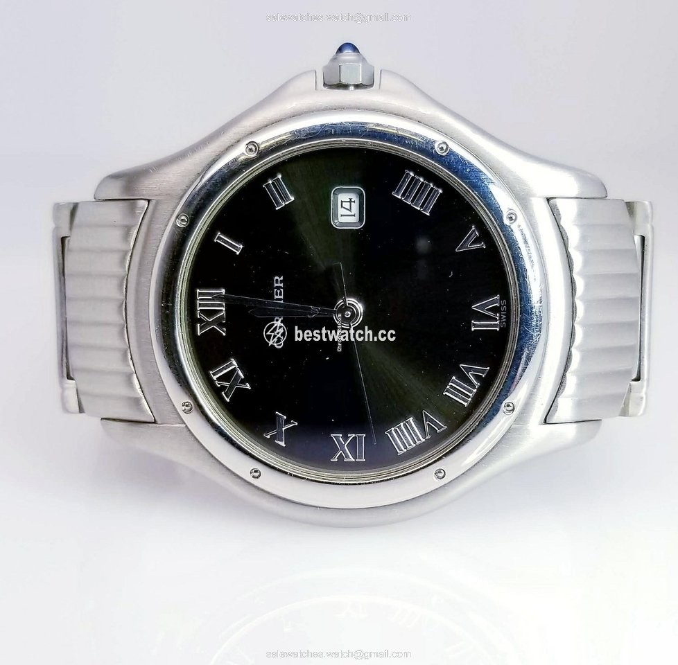 IMG_9086 Cartier Cougar Mens watch Unisex Quartz Steel 987904C 3
