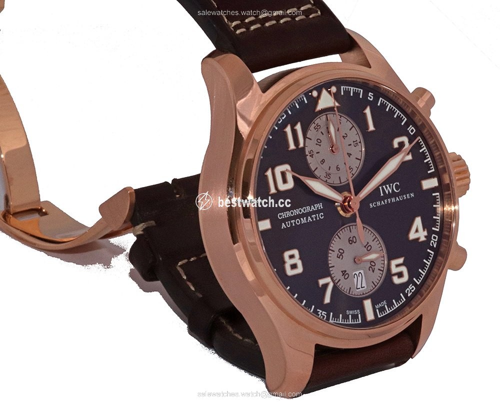 IWC Pilot Chronograph Mens watch Unisex Automatic Rose gold IW387805 3