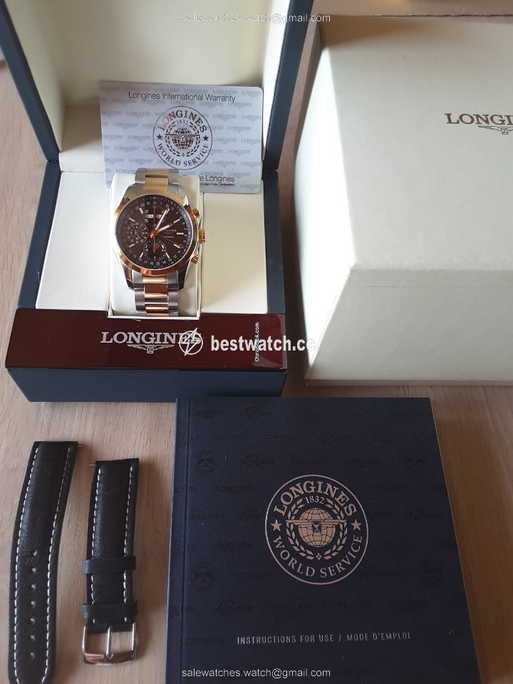 IMG_9086 Longines Conquest Classic Mens watch Unisex Automatic Gold Steel L2.798.5.52.7 3