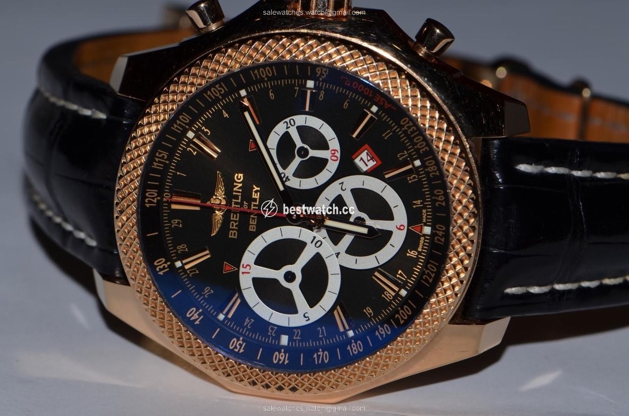 IMG_9086 Breitling Bentley Barnato Mens watch Unisex Automatic Rose gold R25366 3