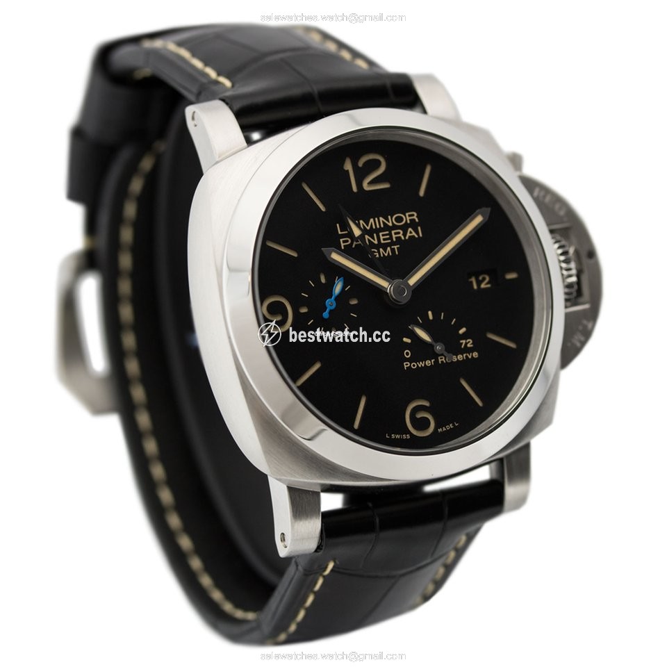 Panerai Luminor 1950 3 Days GMT Power Reserve Automatic Mens watch Unisex Automatic Steel PAM01321 or PAM1321 3