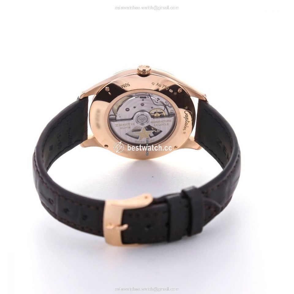 IMG_9086 Zenith Elite Power Reserve Mens watch Unisex Automatic Rose gold 18.2121.685 01.C498 3