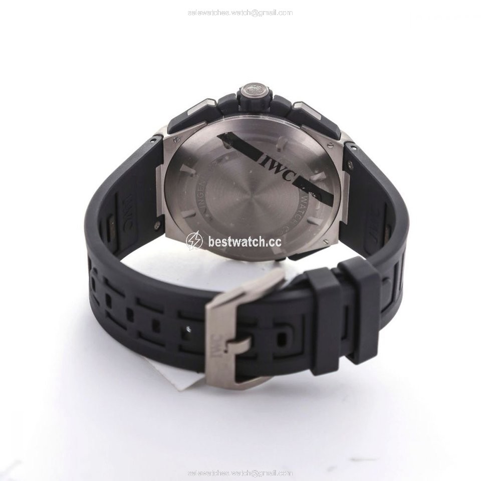 IMG_9086 IWC Ingenieur Double Chronograph Titanium Mens watch Unisex Automatic Titanium IW386503 3