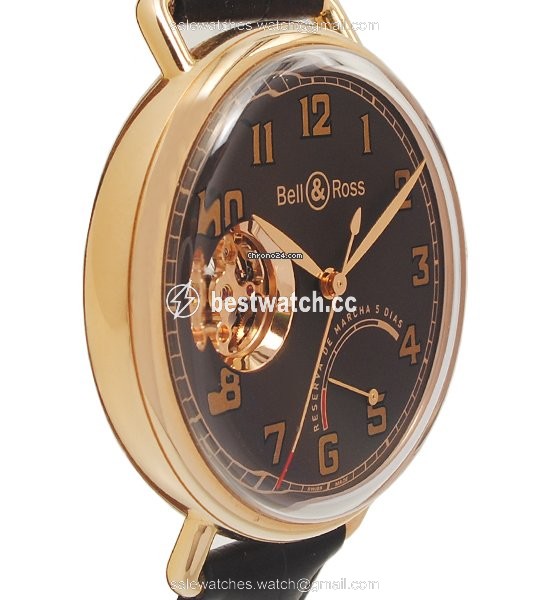 IMG_9086 Bell & Ross Vintage Mens watch Unisex Manual winding Rose gold BRWW1-GRM-RG 3