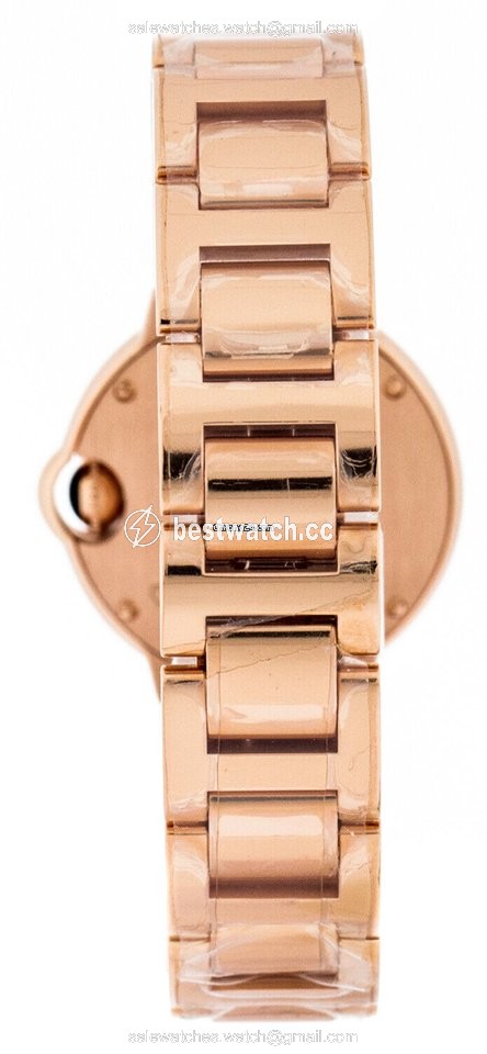 Cartier Ballon Bleu 28mm Quartz Rose gold W69002Z2 3