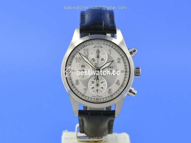IMG_9086 IWC Pilot Spitfire Chronograph Automatic Steel IW3717 3