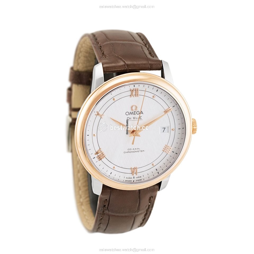 Omega De Ville Prestige Mens watch Unisex Automatic Gold Steel 424.23.40.20.02.002 3