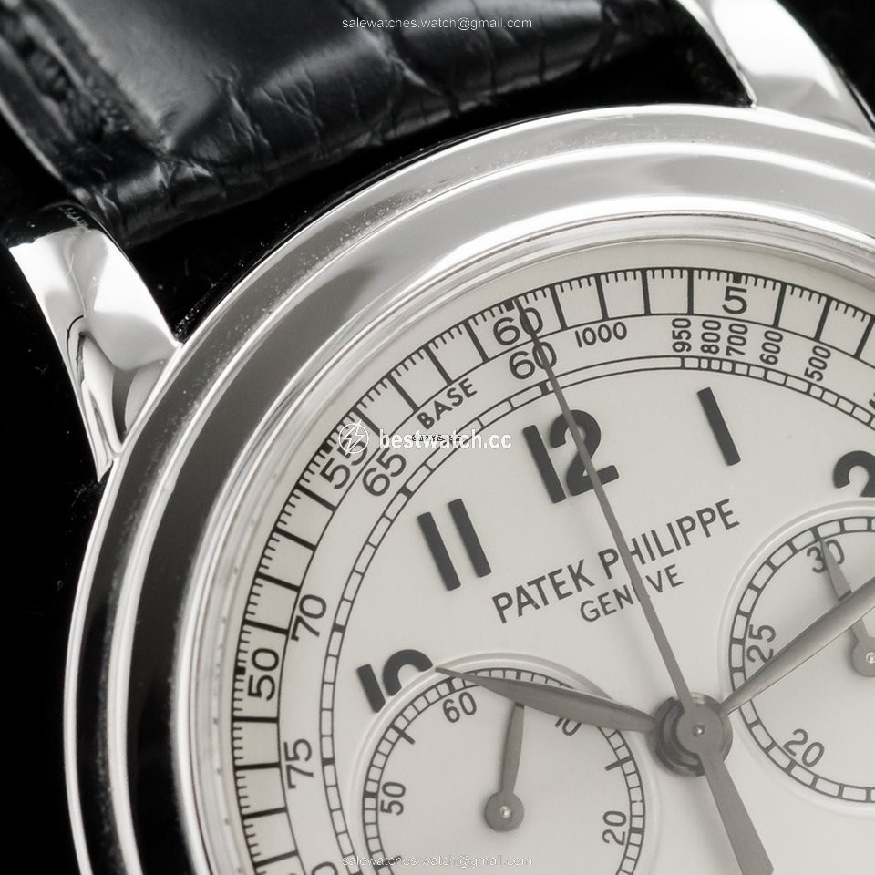 IMG_9086 Patek Philippe Chronograph Mens watch Unisex Manual winding White gold 5070G-001 3