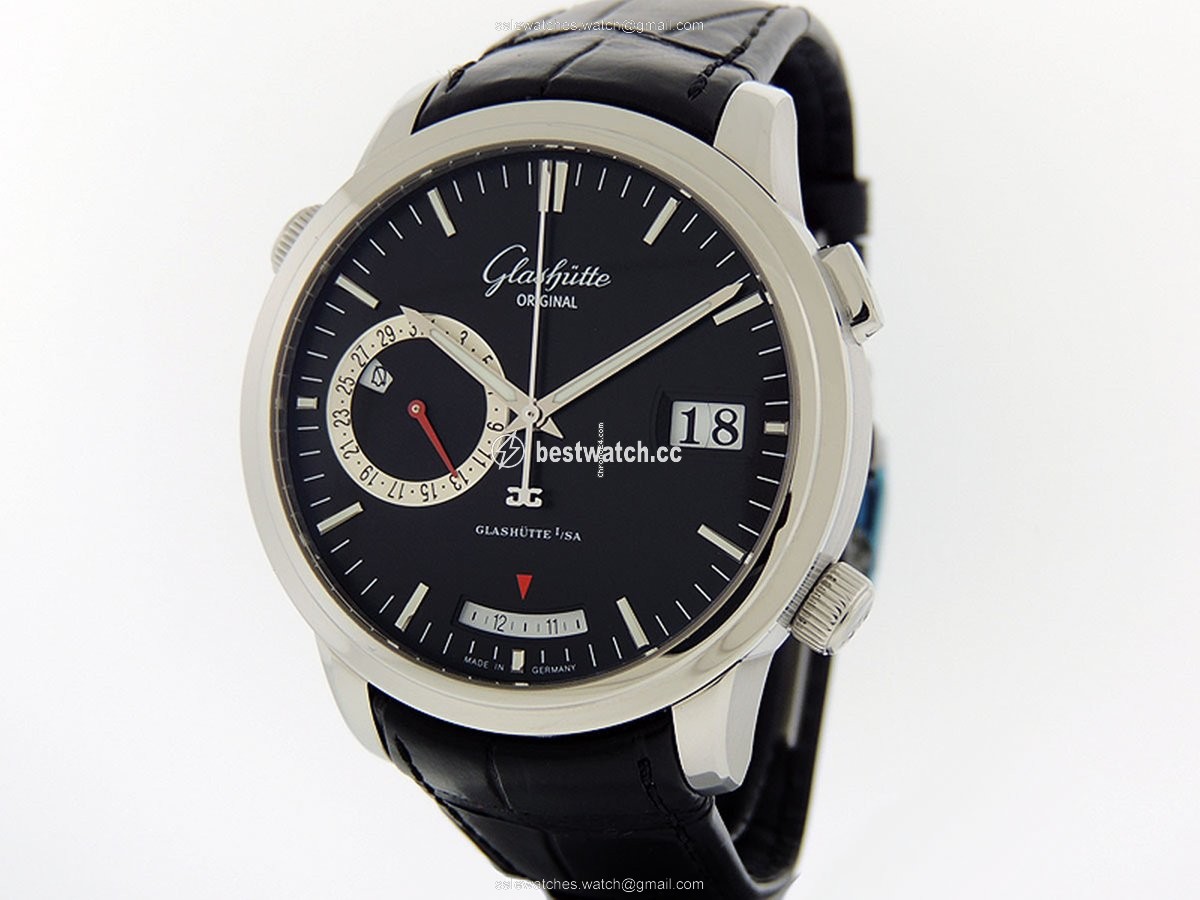 IMG_9086 Glashutte Original Senator Diary Mens watch Unisex Automatic Steel 100-13-04-04-04 3