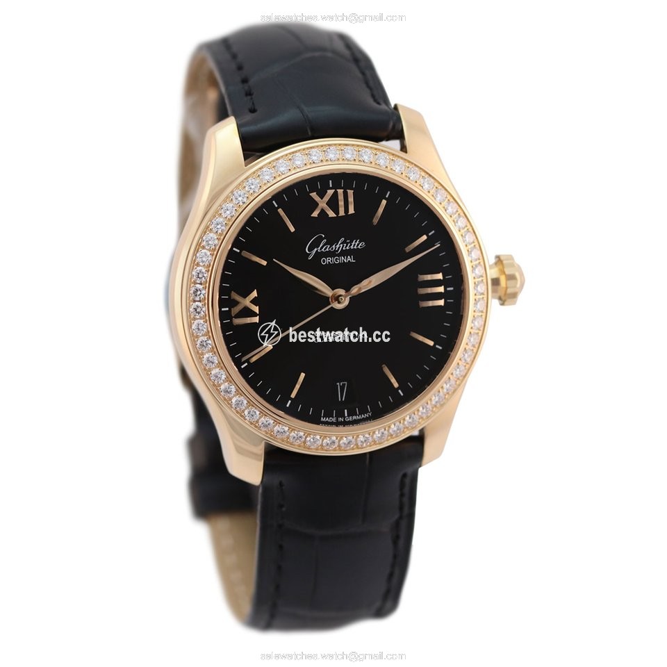 IMG_9086 Glashutte Original Lady Serenade Womens watch Automatic Rose gold 1-39-22-18-11-04 or 39-22-18-11-04 3