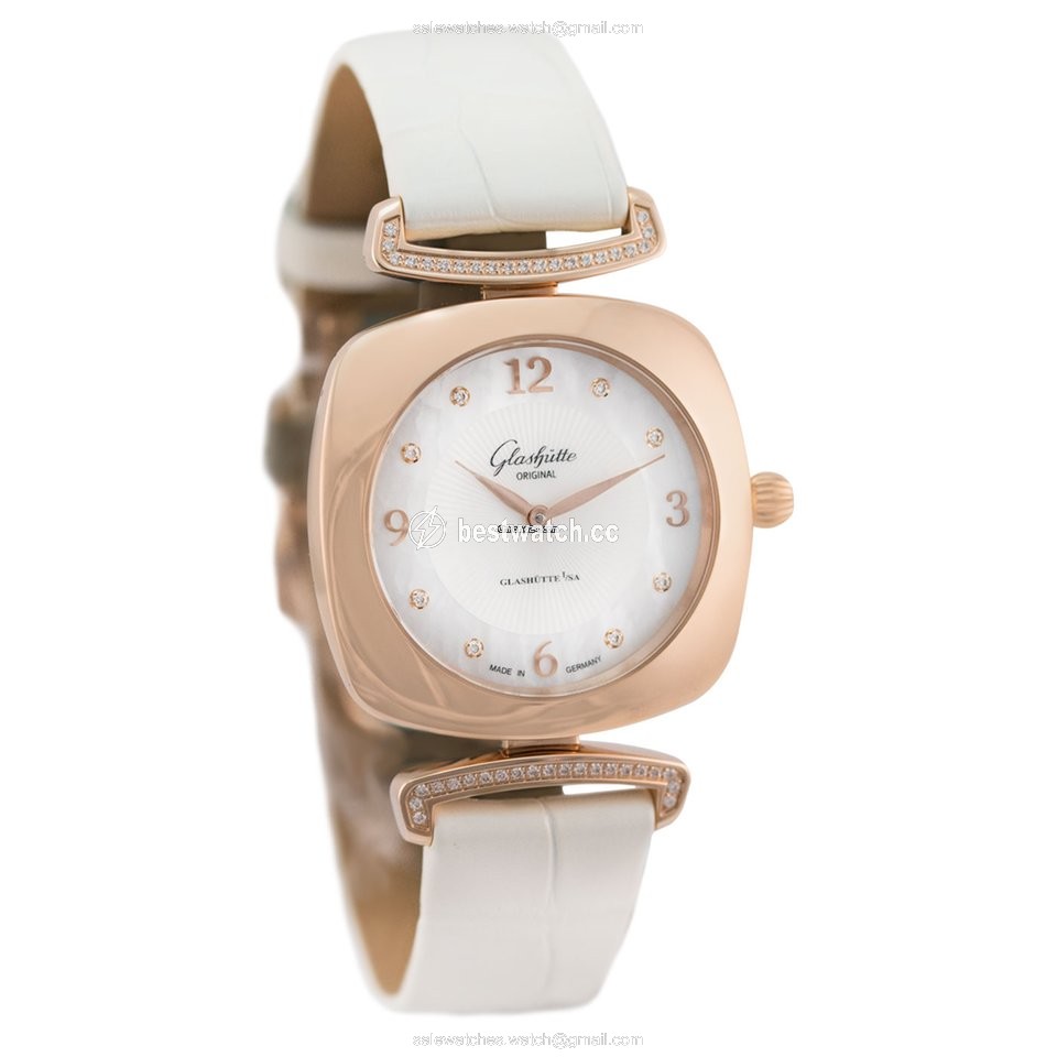 IMG_9086 Glashutte Original Pavonina Womens watch Quartz Red gold 1-03-02-04-05-30 or 103-02-04-05-30 3