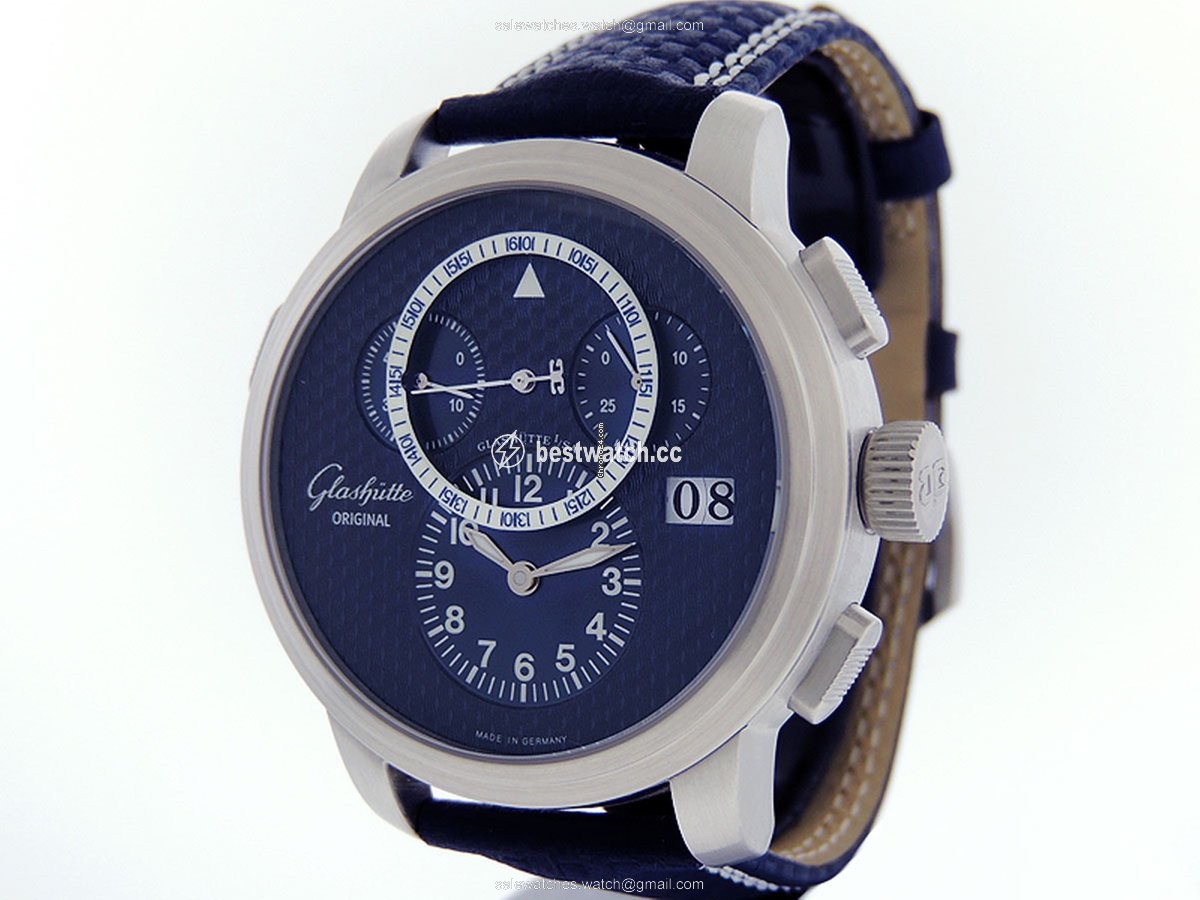 IMG_9086 Glashutte Original PanoMaticChrono XL Mens watch Unisex Automatic Platinum 95-01-05-15-04 3