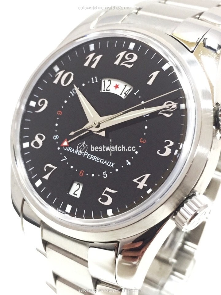 IMG_9086 Girard Perregaux Traveller Mens watch Unisex Automatic Steel 4935 3