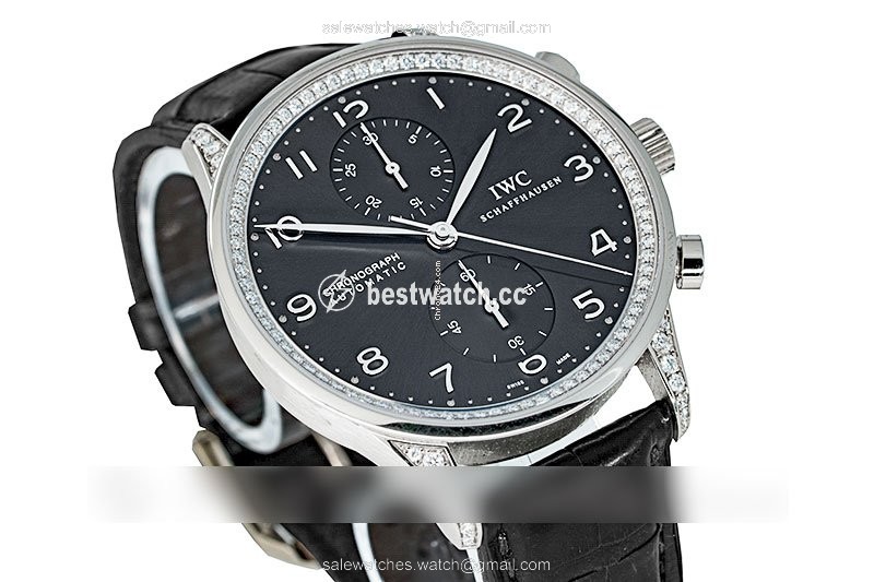 IMG_9086 IWC Portuguese Chronograph Automatic White gold IW371439 3