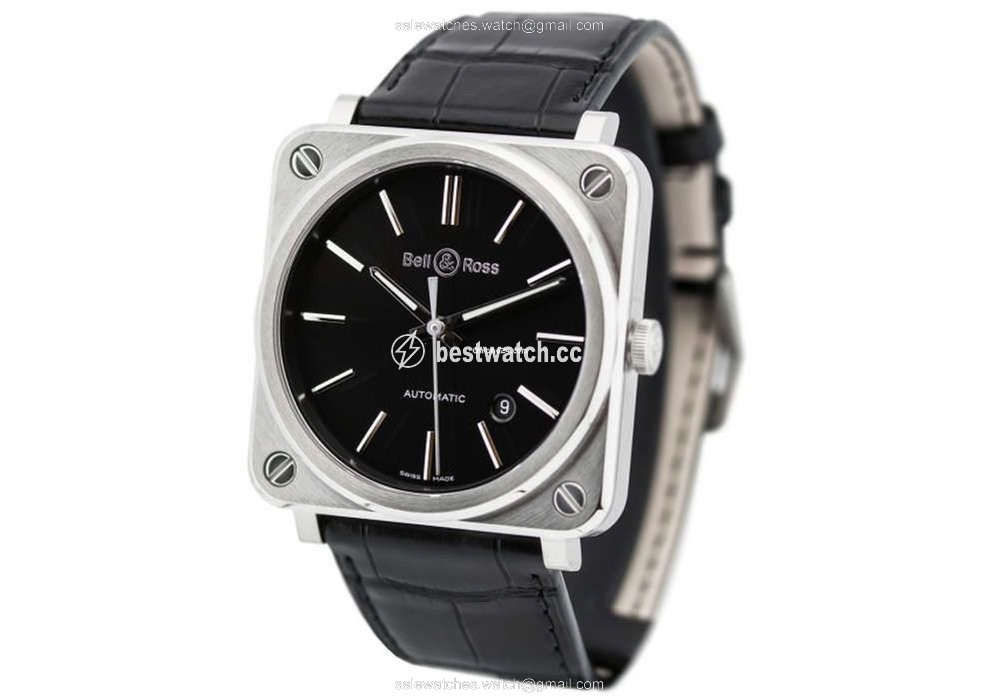 IMG_9086 Bell & Ross BR S Mens watch Unisex Automatic Steel BRS92-BLC-ST SCR 3
