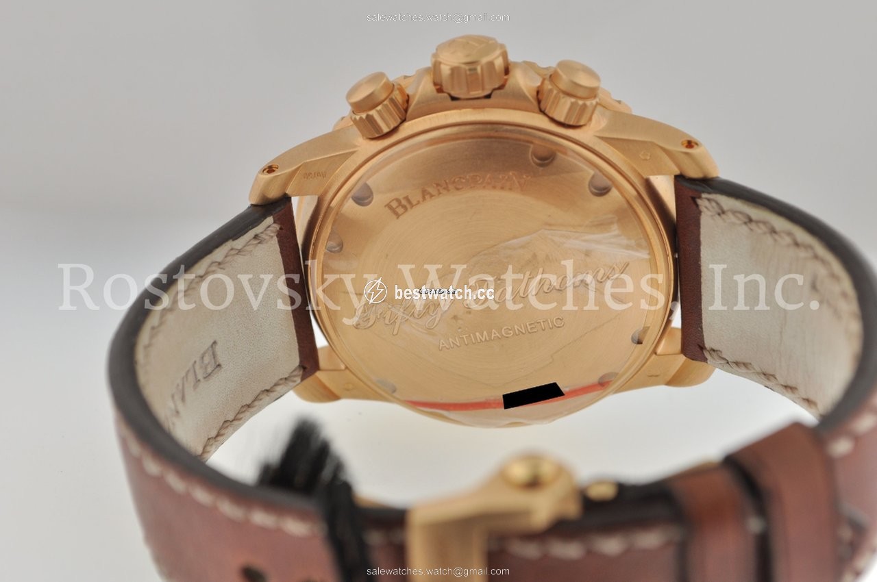 IMG_9086 Blancpain Fifty Fathoms Mens watch Unisex Automatic Rose gold 5085FA-3630-63B 3