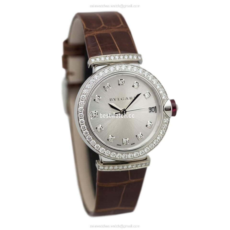 IMG_9086 Bulgari Lucea Womens watch Automatic White gold 102645 LUW33C6GDDLD 11.A 3