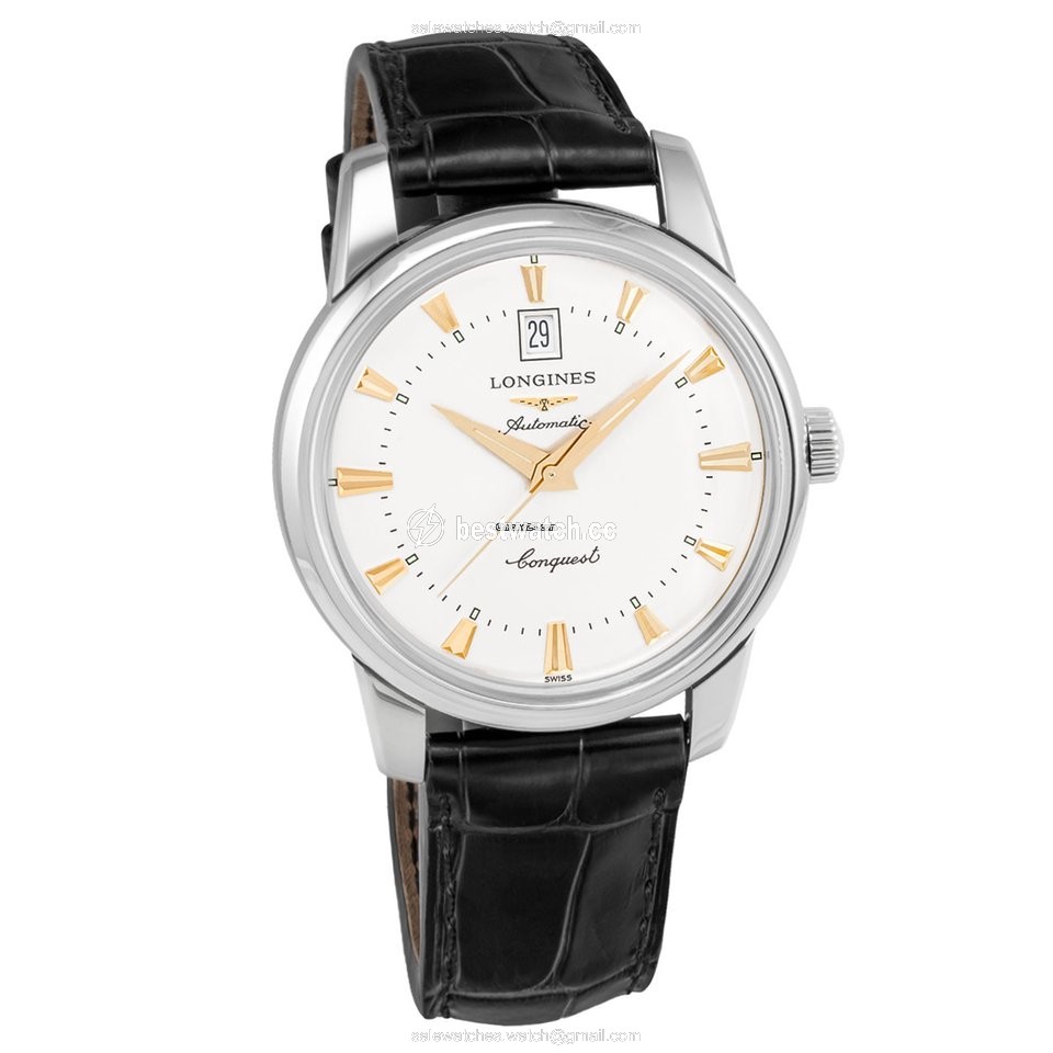 Longines Conquest Heritage Mens watch Unisex Automatic Steel L1.645.4.75.4 3