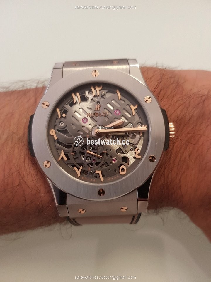 IMG_9086 Hublot Classic Fusion Ultra-Thin Mens watch Unisex Manual winding Steel 515.NX.0189.VR.SDQ15 3