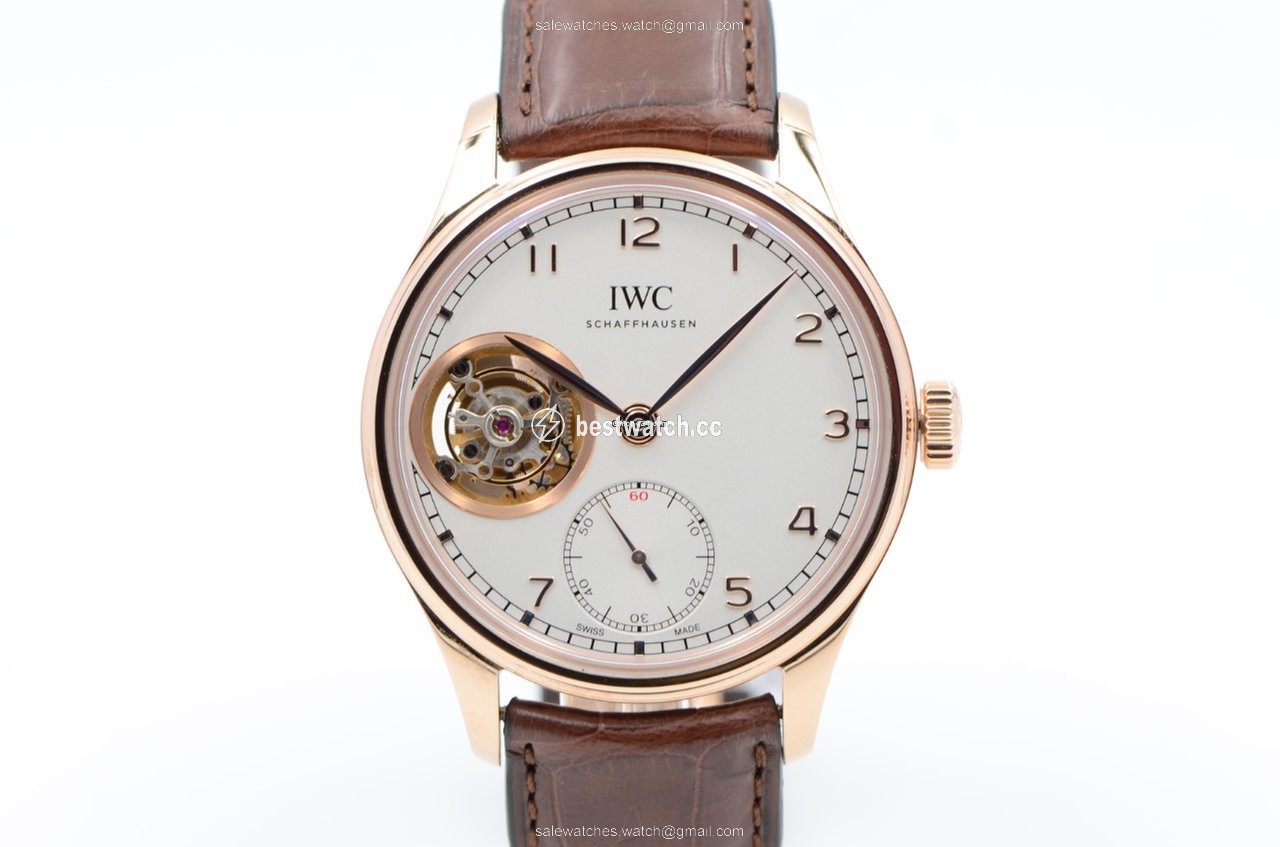 IWC Portuguese Tourbillon Mens watch Unisex Manual winding Red gold IW546302 3
