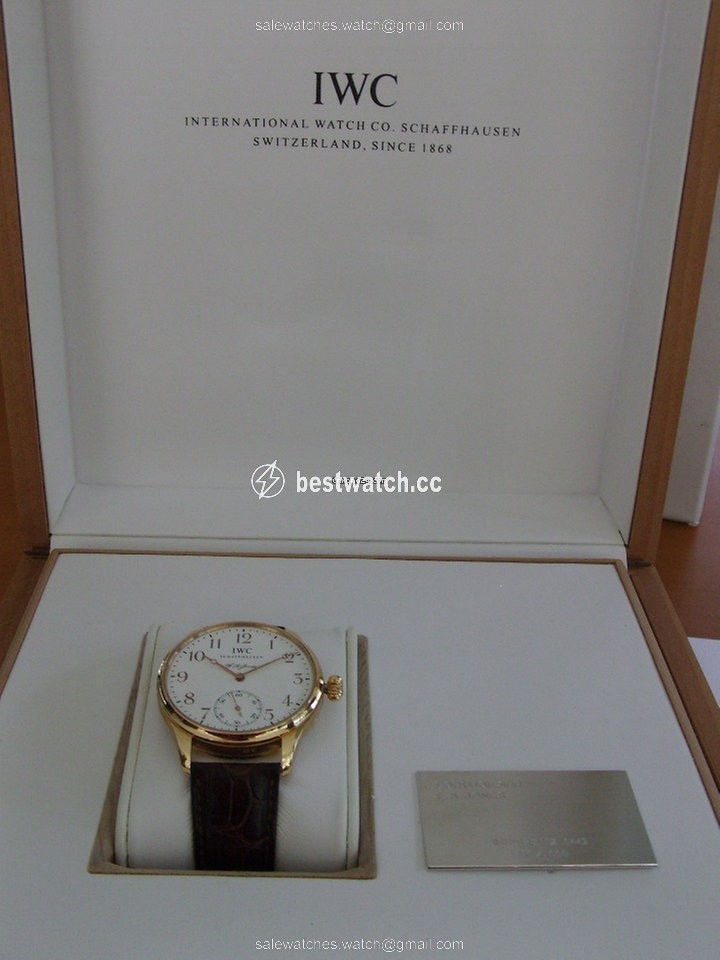 IMG_9086 IWC Portuguese Hand-Wound Manual winding Red gold IW5442-01 3