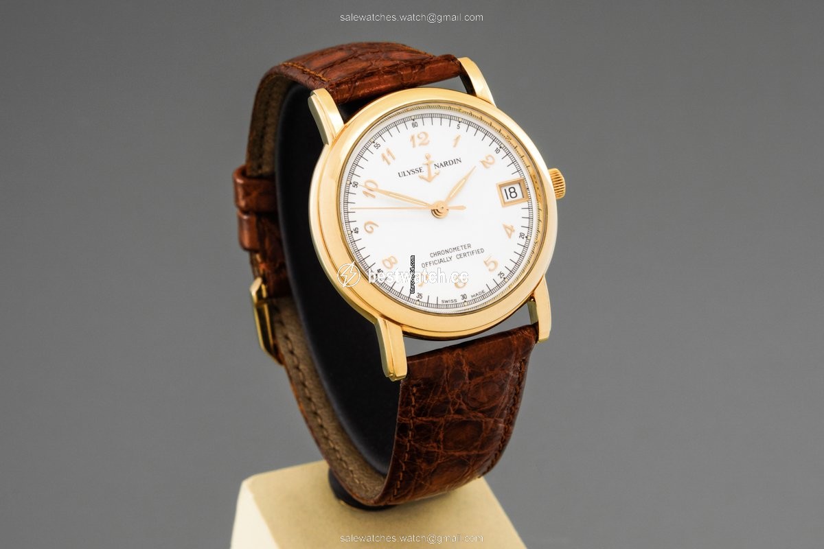 IMG_9086 Ulysse Nardin San Marco Womens watch Automatic Yellow gold 131-88 3