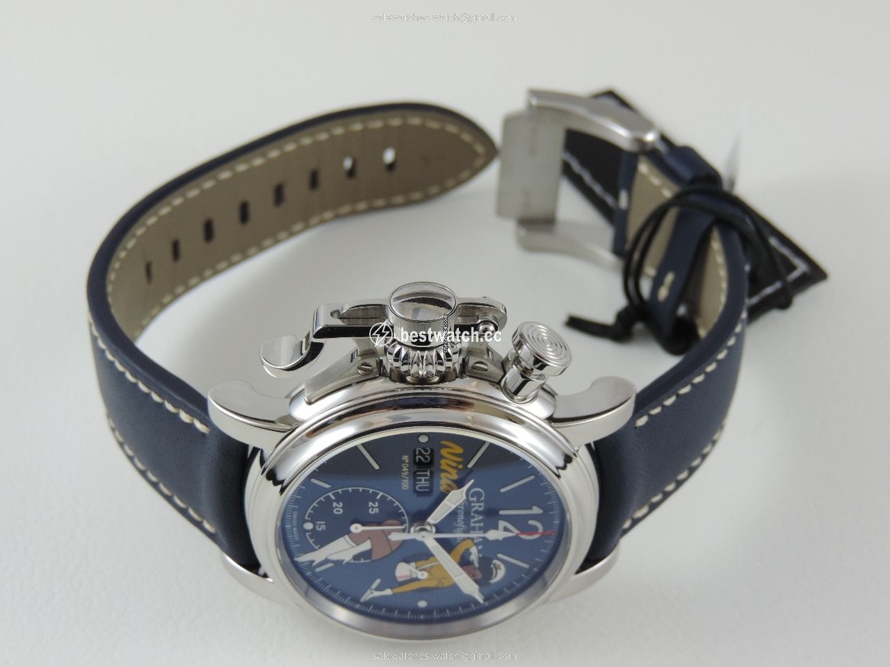 Graham Chronofighter Mens watch Unisex Automatic Steel 2CVAS.U04A.L129S 3