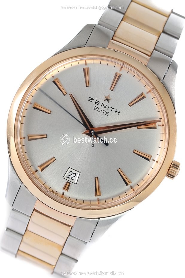 IMG_9086 Zenith Captain Central Second Mens watch Unisex Automatic Gold Steel 51.2020.670 01.M2020 3