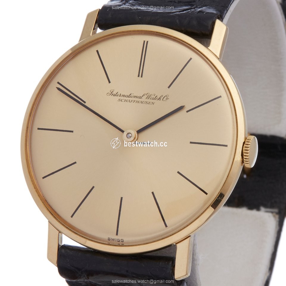 IWC Mens watch Unisex Manual winding Yellow gold R2500 3