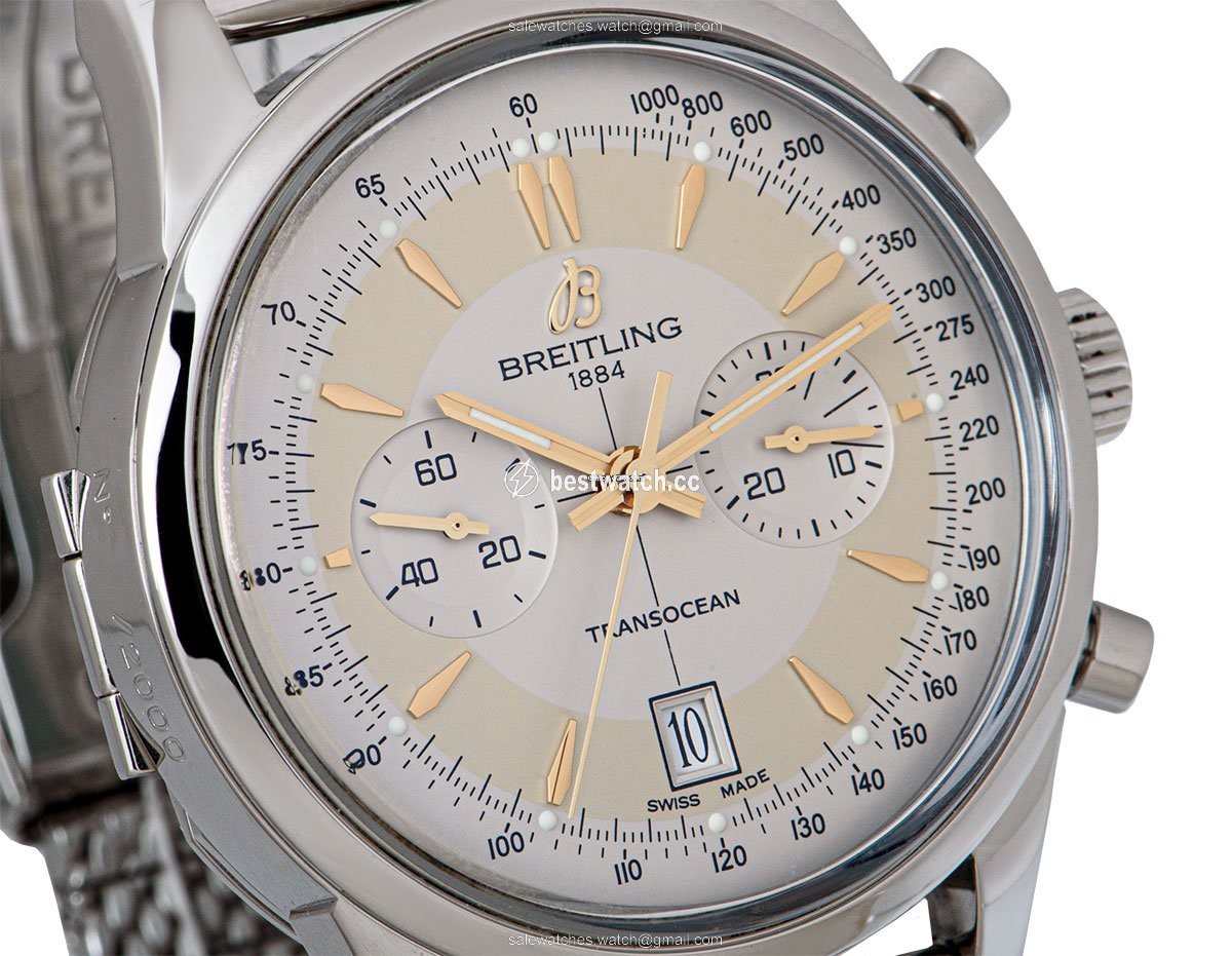 Breitling Transocean Mens watch Unisex Automatic Steel AB015412 G784 154A 3