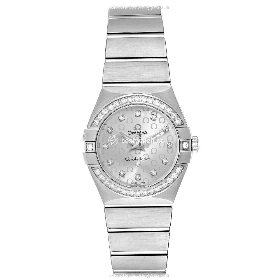 IMG_9086 Omega Constellation Quartz Womens watch Quartz Steel 123.15.27.60.52.001 3