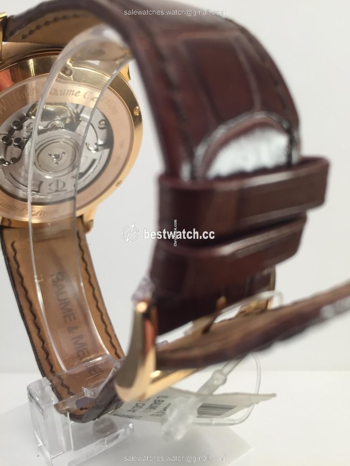 IMG_9086 Baume & Mercier William Baume Mens watch Unisex Automatic Red gold MOA08795 3