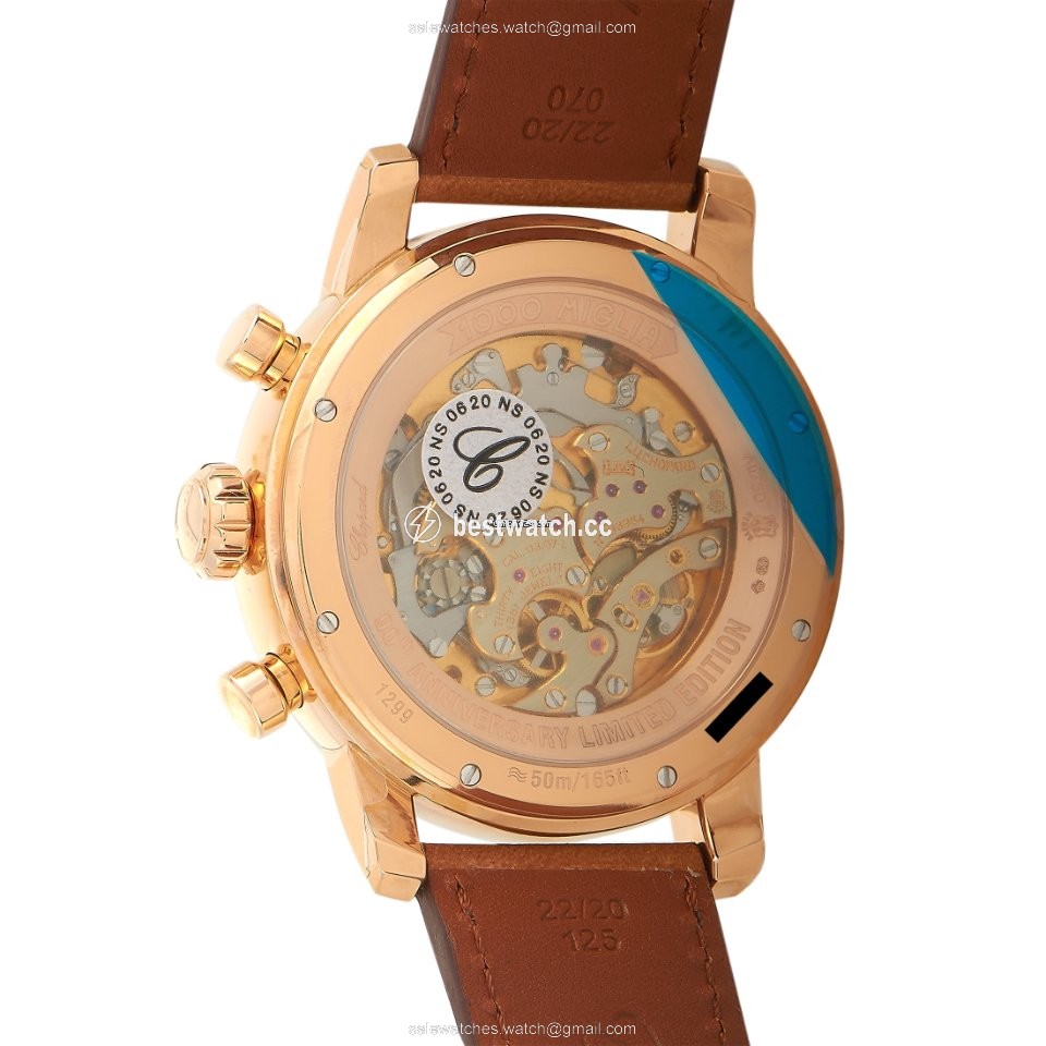 IMG_9086 Chopard Mille Miglia Mens watch Unisex Manual winding Rose gold 161299-5001 3