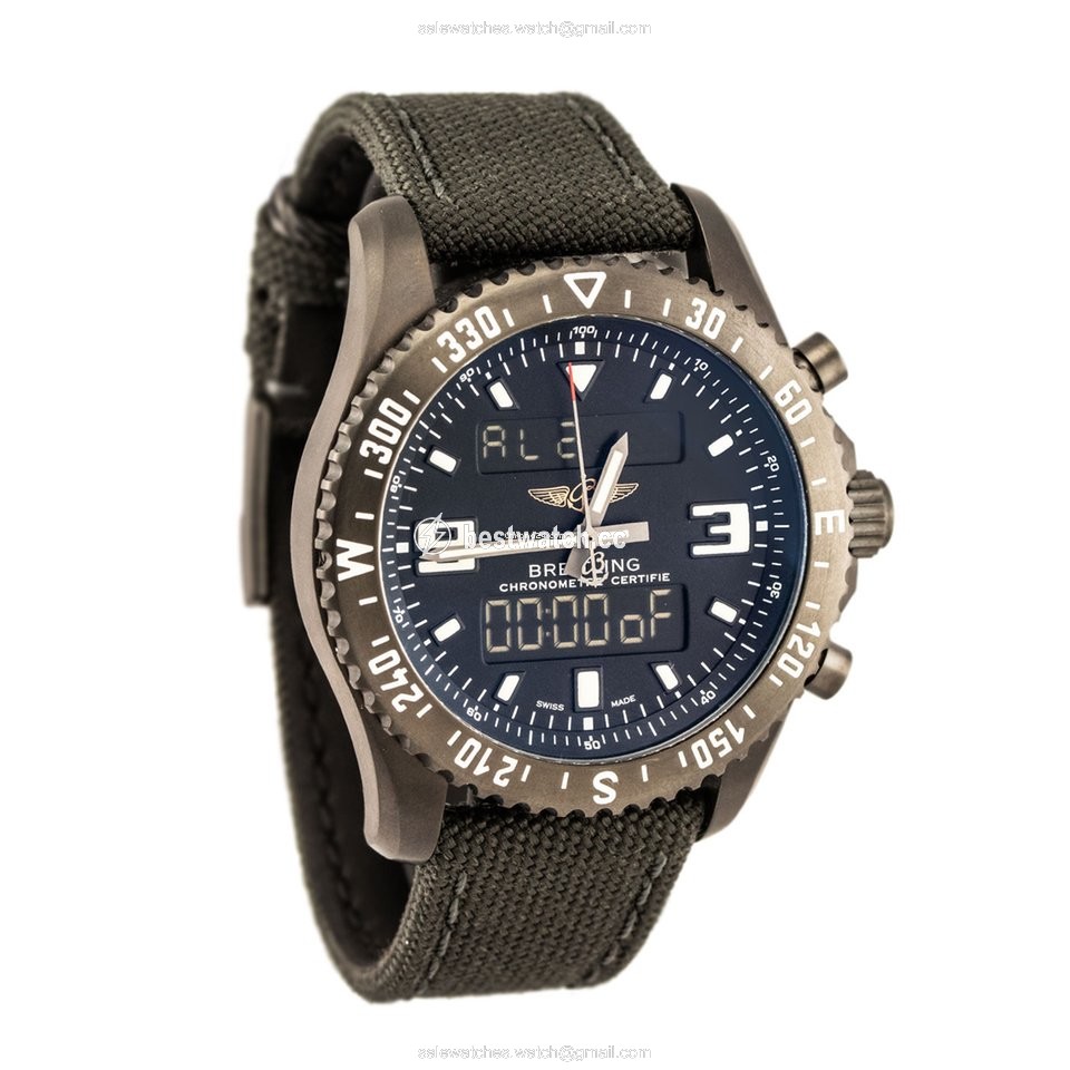 IMG_9086 Breitling Chronospace Military Mens watch Unisex Quartz Steel M78367101B1W1 3