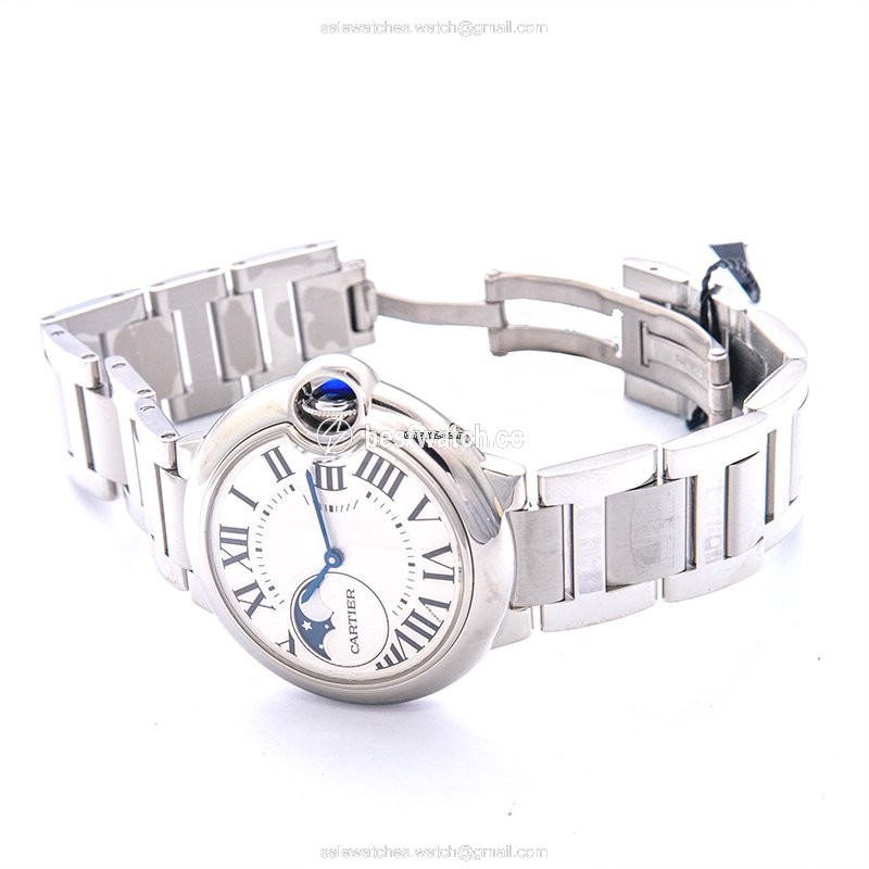 IMG_9086 Cartier Ballon Bleu Womens watch Automatic Steel WSBB0021 3