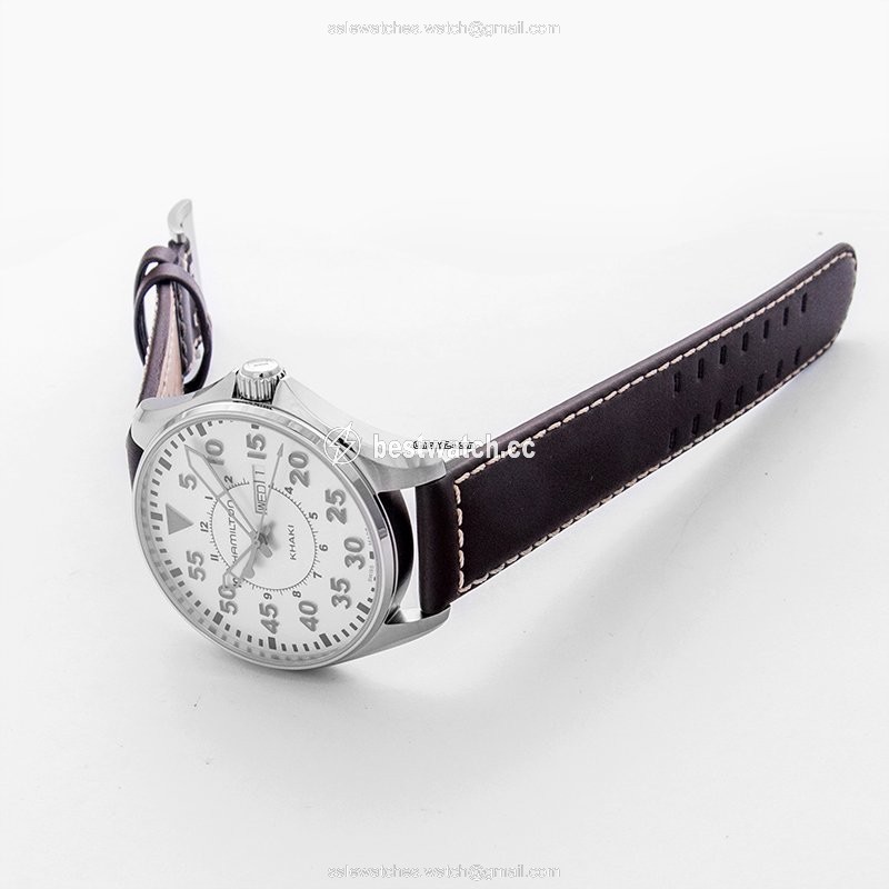IMG_9086 Hamilton Khaki Pilot Mens watch Unisex Quartz Steel H64611555 3