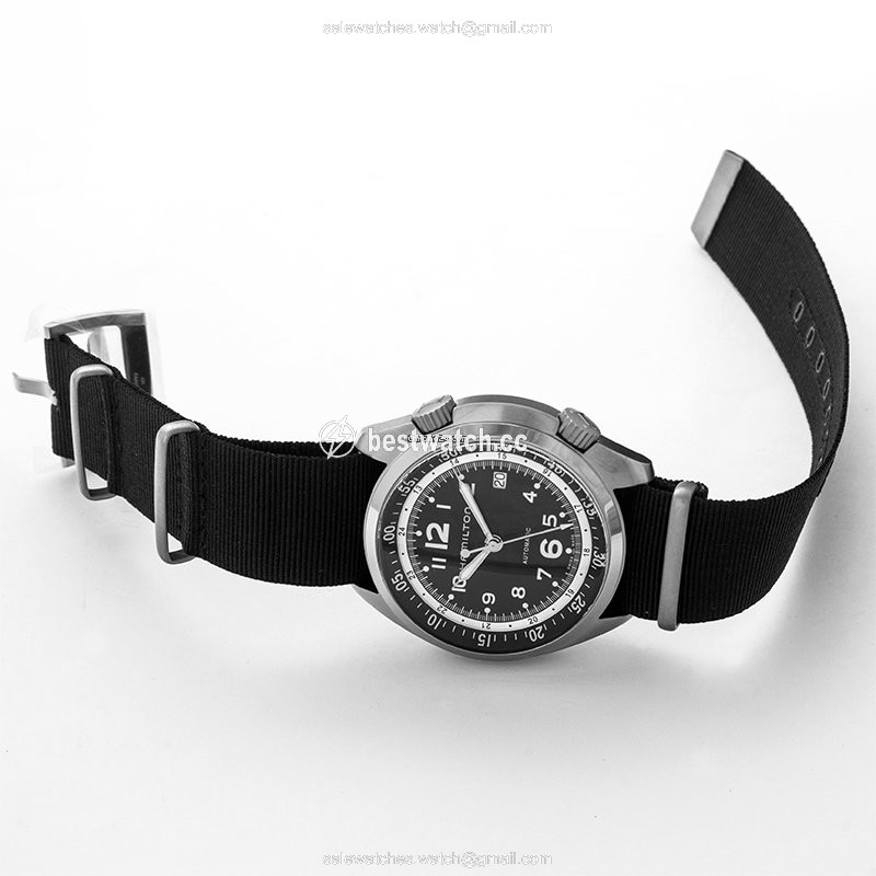 Hamilton Khaki Pilot Pioneer Mens watch Unisex Automatic Steel H76455933 3
