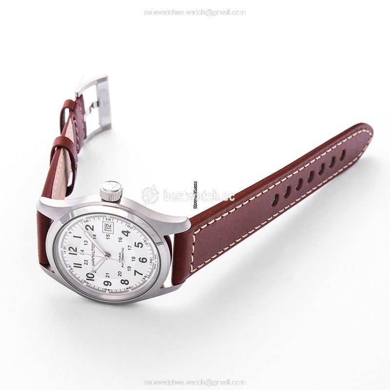 IMG_9086 Hamilton Khaki Field Mens watch Unisex Automatic Steel H70455553 3