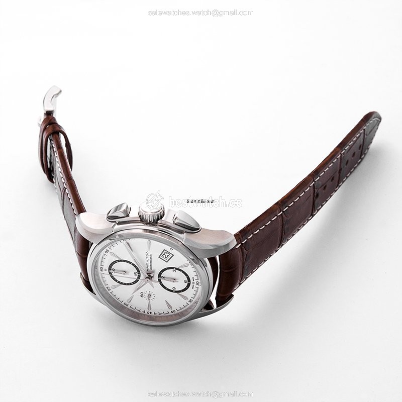 Hamilton Jazzmaster Auto Chrono Mens watch Unisex Automatic Steel H32616553 3