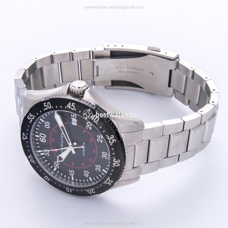 IMG_9086 Hamilton Khaki Pilot Mens watch Unisex Automatic Steel H76755135 3