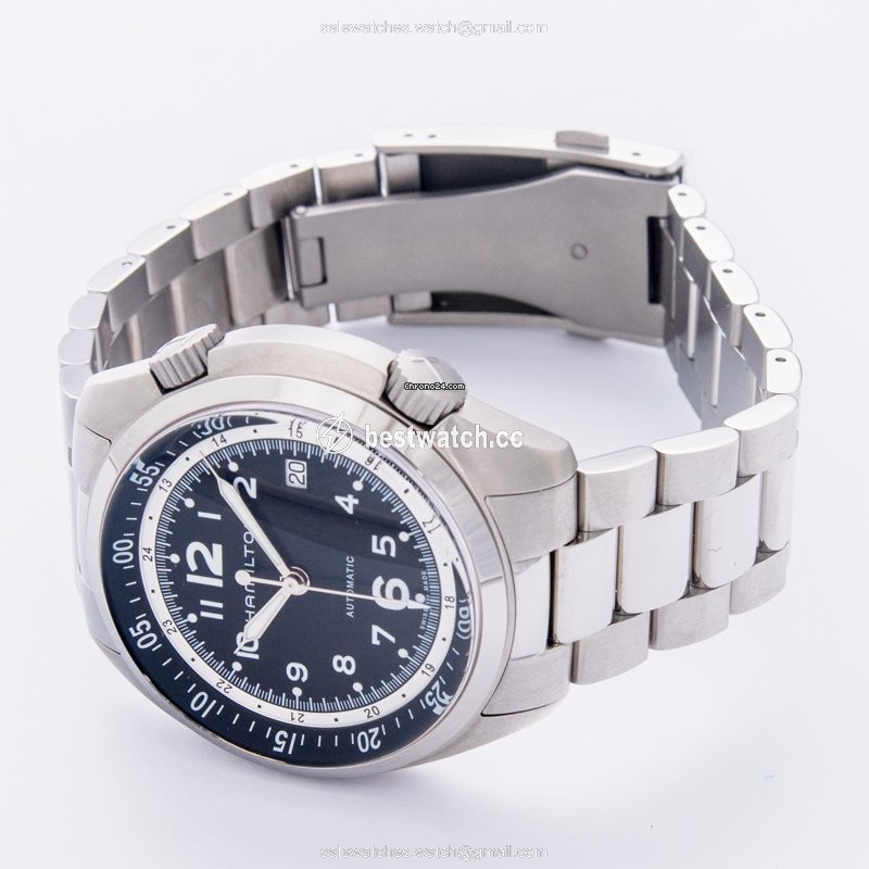 IMG_9086 Hamilton Khaki Pilot Pioneer Mens watch Unisex Automatic Steel H76455133 3