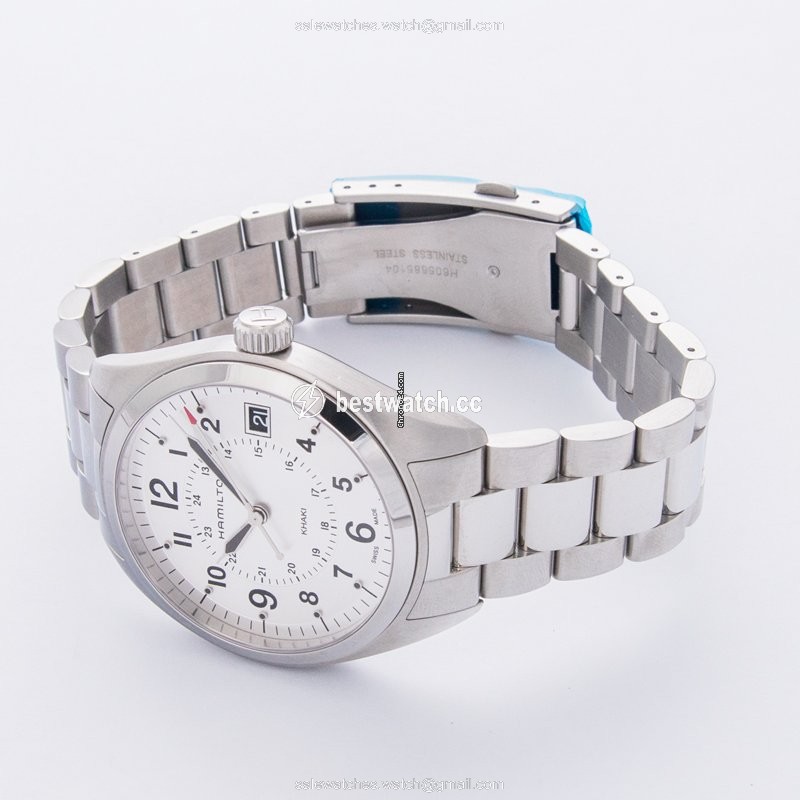 IMG_9086 Hamilton Khaki Field Mens watch Unisex Quartz Steel H68551153 3