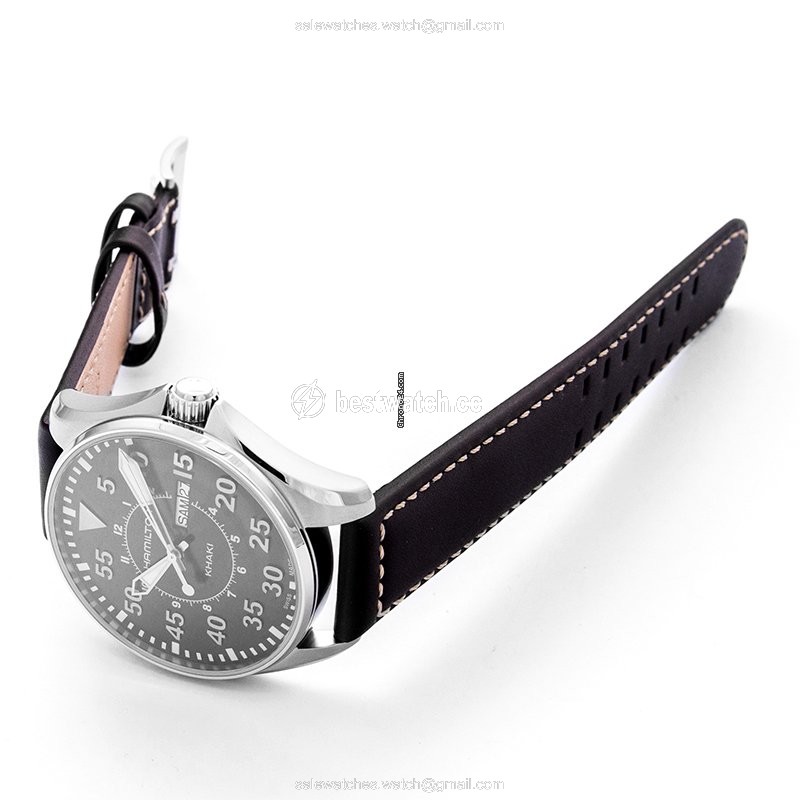 IMG_9086 Hamilton Khaki Pilot Mens watch Unisex Quartz Steel H64611535 3