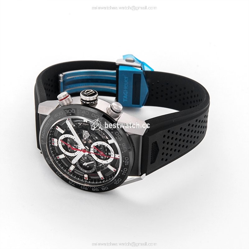 IMG_9086 TAG Heuer Carrera Calibre HEUER 01 Mens watch Unisex Automatic Steel CAR201V.FT6046 3