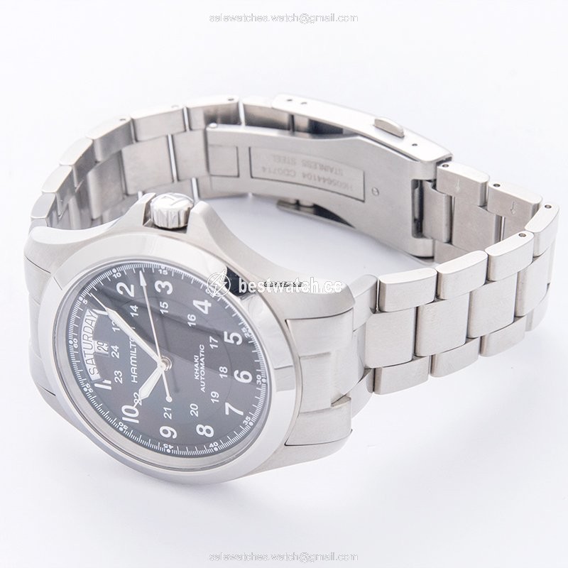 IMG_9086 Hamilton Khaki Field King Mens watch Unisex Automatic Steel H64455133 3