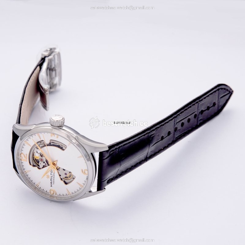 IMG_9086 Hamilton Jazzmaster Open Heart Mens watch Unisex Automatic Steel H32705551 3