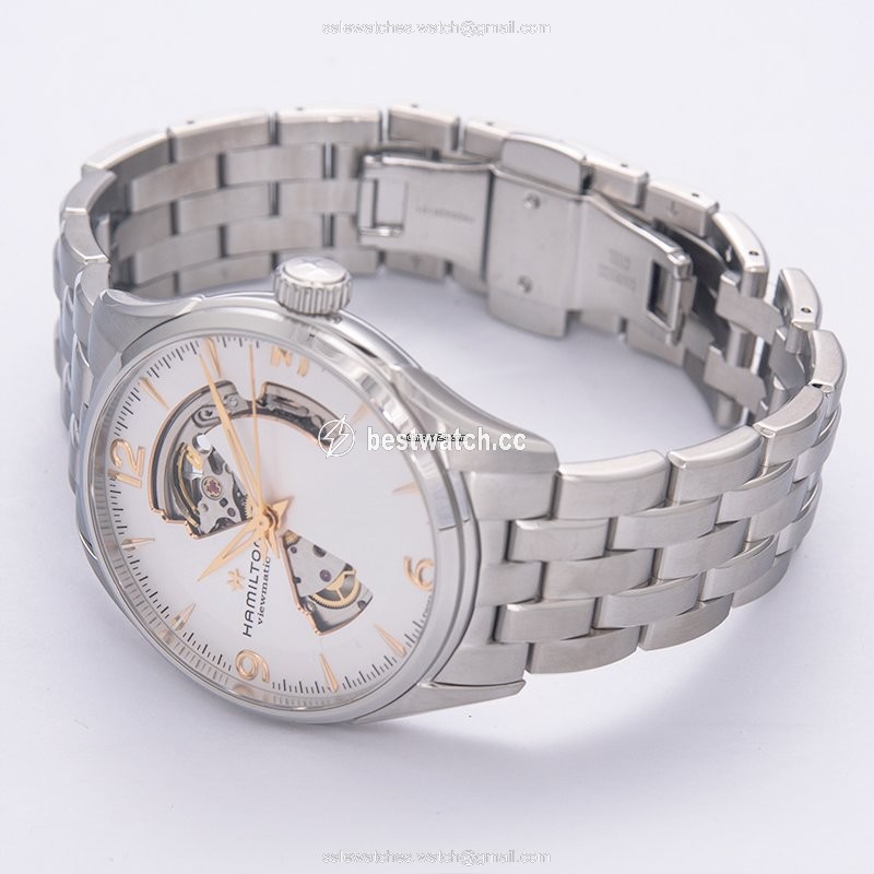 IMG_9086 Hamilton Jazzmaster Open Heart Mens watch Unisex Automatic Steel H32705151 3