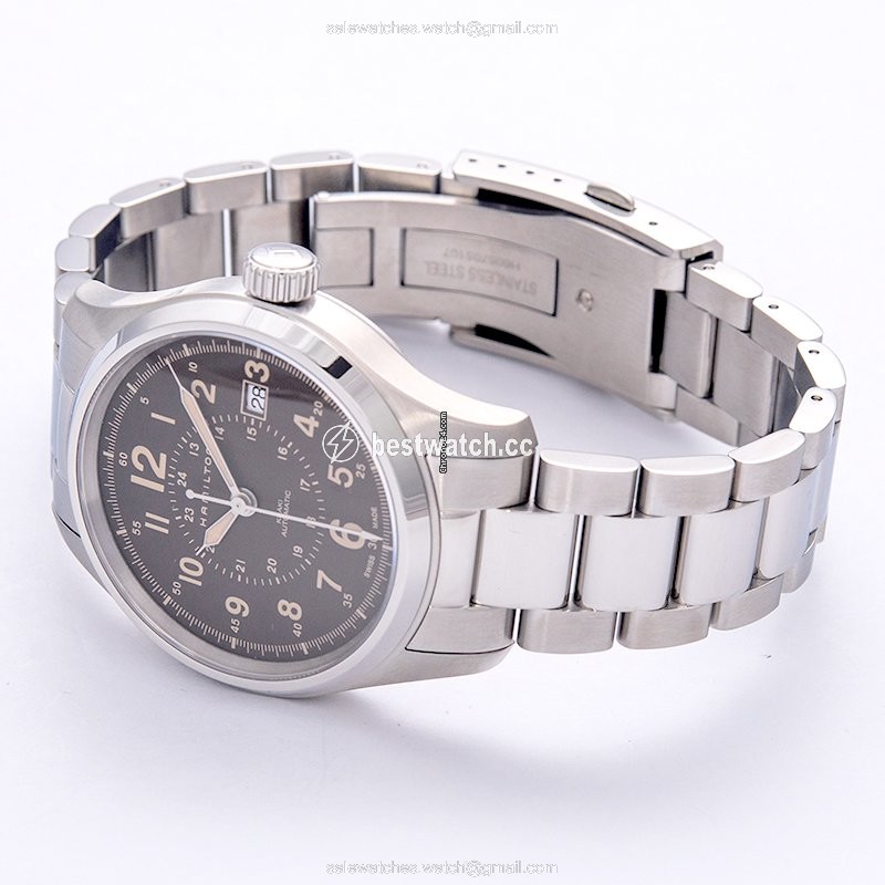 IMG_9086 Hamilton Khaki Field Mens watch Unisex Automatic Steel H70305193 3