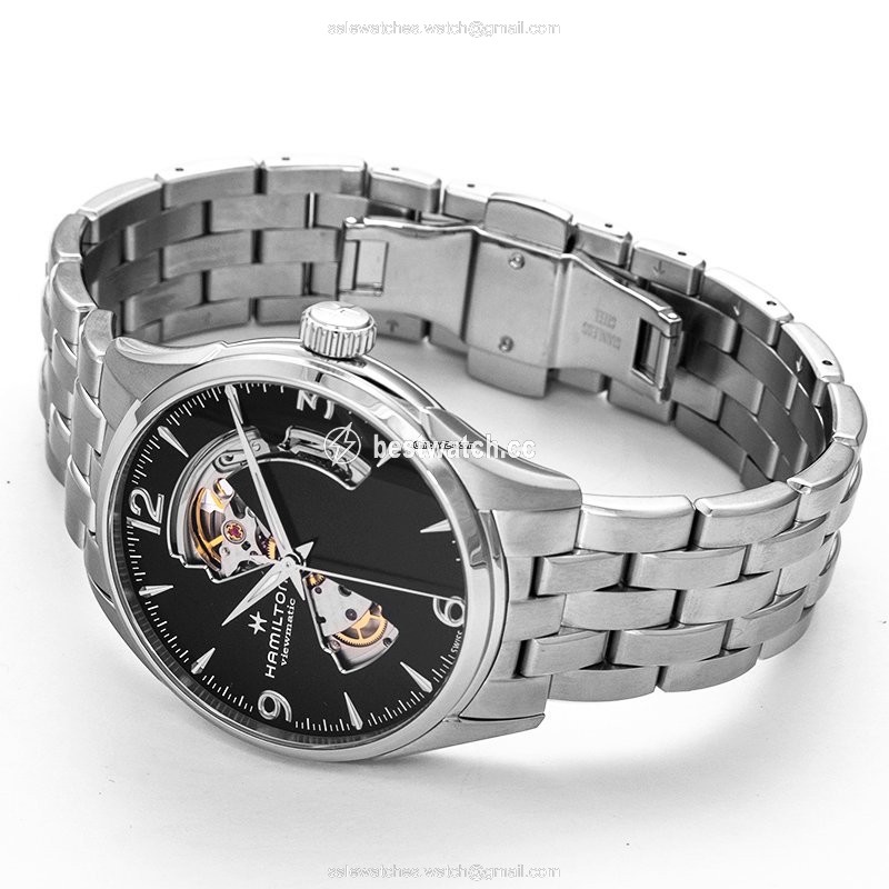 IMG_9086 Hamilton Jazzmaster Open Heart Mens watch Unisex Automatic Steel H32705131 3