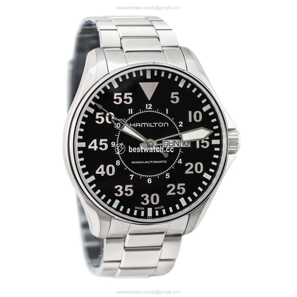 IMG_9086 Hamilton Khaki Pilot Mens watch Unisex Automatic Steel H64715135 3